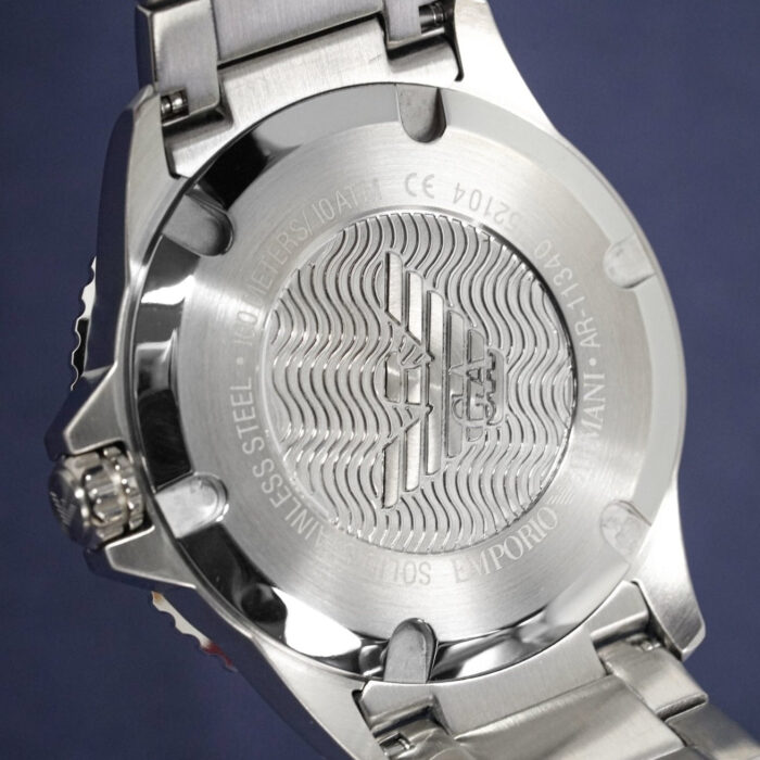 Emporio Armani Men's Diver Two Tone Rose Gold Watch - AR11340 - Image 4